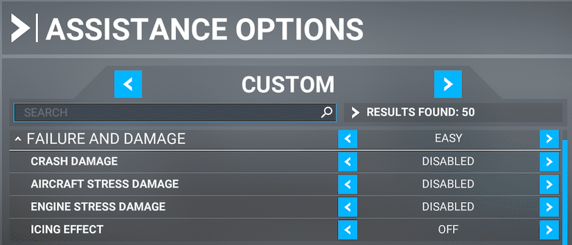 MSFS Sim Crash Detection Settings MSFS Sim Crash Detection Settings