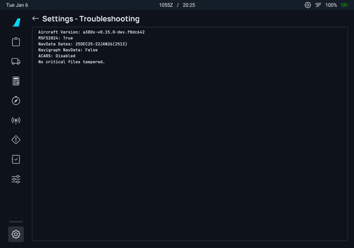 EFB Troubleshooting EFB Troubleshooting